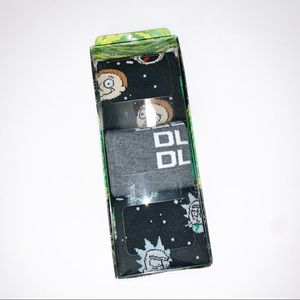 Rick and Morty graphic crew socks